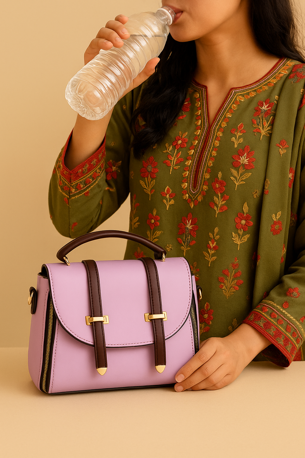 K Pop Purple Bag